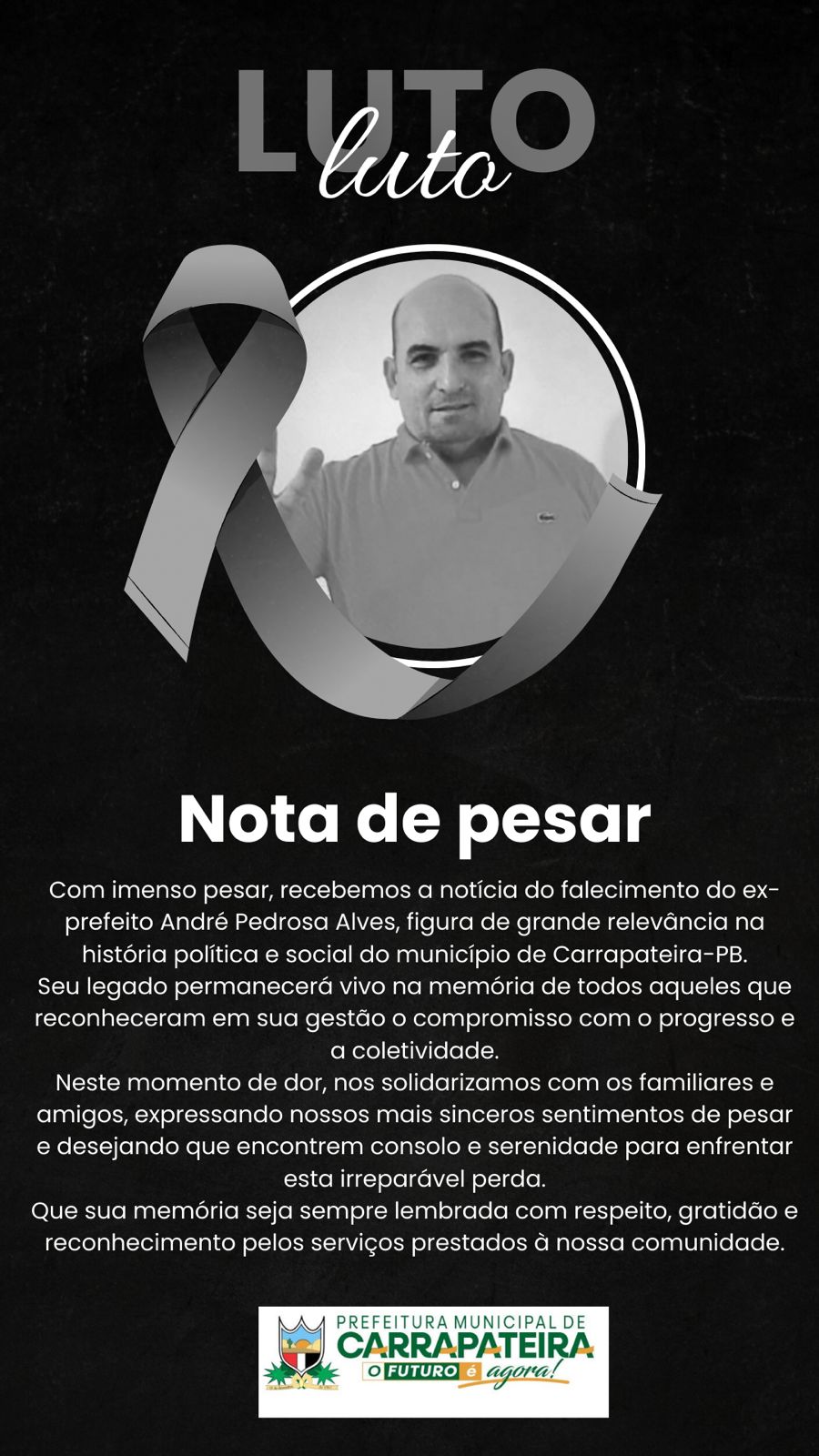 NOTA DE PESAR